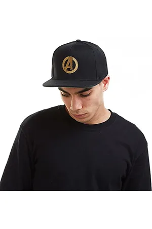 Marvel Avengers Logo Berretto da Baseball, (Black Blk), Taglia Unica Uomo