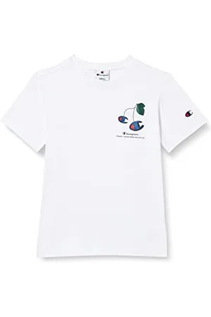 Champion Rochester 1919 Graphic Gallery Small Script Logo S-s Maglietta, , 5-6 Anni Bambini e Ragazzi