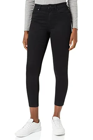 VERO MODA Petite VMSOPHIA HW SK Soft VI110 Petite Noos Jeans, Black, M/P/28 Donna