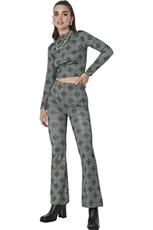 Trendyol Pantaloni Flare a Vita Alta Donna, , XL