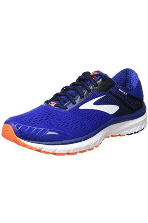 Brooks Defyance 11, Scarpe da corsa Uomo, Blu (Blue Orange White), 44.5 EU Stretta