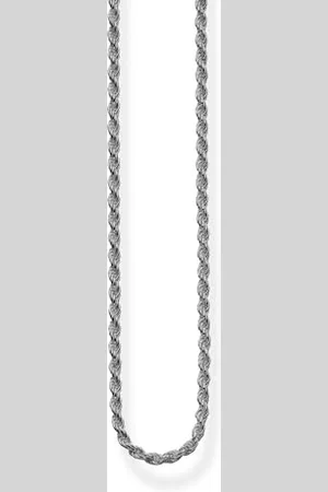 Thomas Sabo Collana in cordoncino argento sterling 925 annerito KE1349-637-12