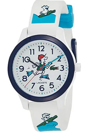 Lacoste Orologio Analogico al Quarzo da bambini con cinturino in silicone Bianco - 2030029