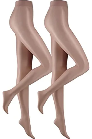 Camano Tights Pantaloni Aderenti da Donna Everyday Silky Shimmer 15 den 2p, Alabastro, Taglia Unica