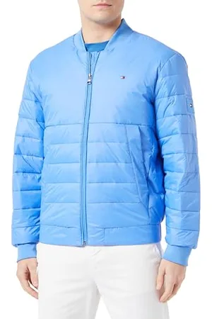 Tommy Hilfiger Uomo Bomber Giacca da Mezza Stagione, (Blue Spell), S
