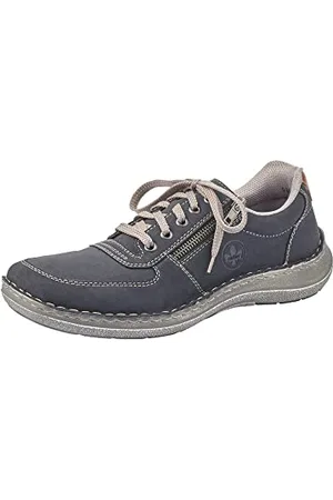 Rieker 03030-14, Scarpe Stringate Derby Uomo, Pazifik/Amaretto 14, 46 EU