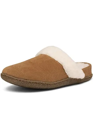 sorel Nakiska Slide 2, Pantofole Donna, Camel Brown/Natural, 38 EU