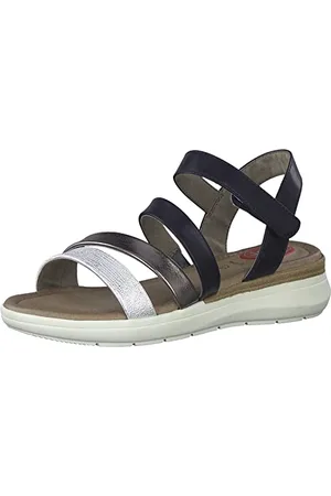 Jana 8-8-28266-20, Sandali Donna, Blu (Blu Navy), 38 EU Larga