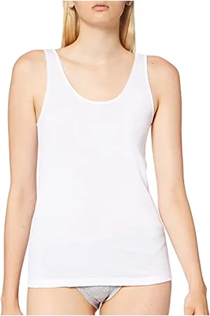 Calida Cali- Canottiera spalla larga in 100% cotone mercerizzato, 2/XS