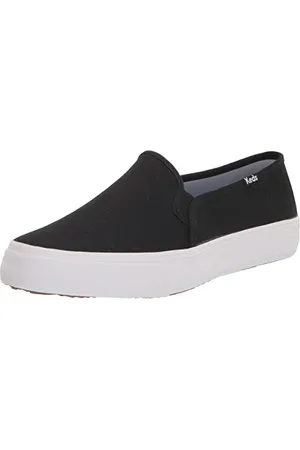 Keds Double Decker Canvas SMU, Scarpe da Ginnastica Donna, Black, 36 EU