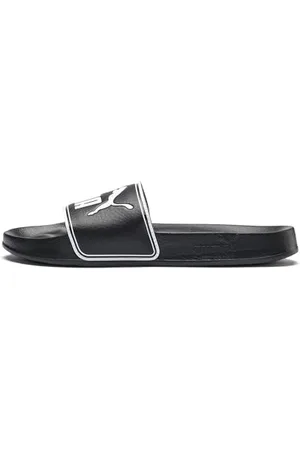 PUMA Leadcat, Ciabatte Unisex-Adulto, Nero (Black-White), 35.5 EU