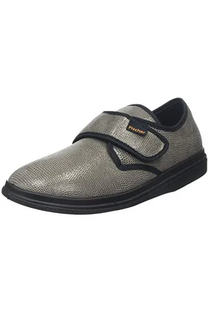 Fischer Fischer Ortho, Pantofole a Collo Basso Uomo, Grigio (Grau 666), 36 EU Larga