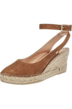 Fred de la Bretoniere Frs0177 Espadrille Wedge Luxury Suede, Sandal Donna, , 37 EU