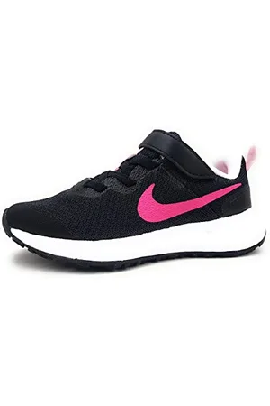 Nike Revolution 6, Scarpe de Gimnastica Unisex - Bambini e ragazzi, Nero Black Hyper Pink Foam Pink, 21 EU
