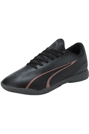 PUMA Ultra Play IT, Soccer Shoe Unisex-Adulto, Black-Copper Rose, 39 EU
