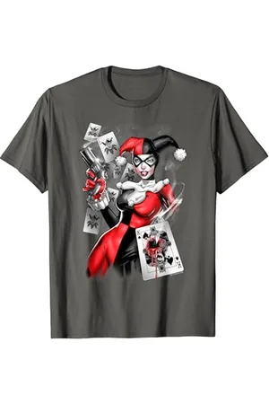 Harley Quinn Smoking Gun Maglietta