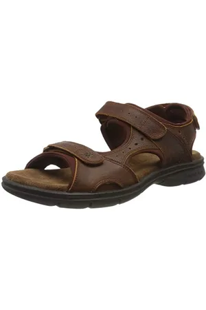 Panama Jack Salton Basics, Sandali Punta Aperta Uomo, Marrone (Cuero C4), 47 EU