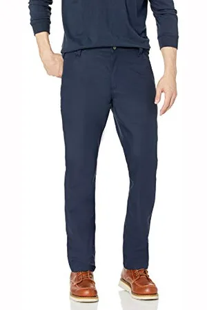 Carhartt Pantaloni Da Lavoro In Cotone Canvas, Vestibilità Comoda, Serie Rugged Professional, Con Elasticità Extra Rugged Flex, Uomo, (Navy), 38W / 30L