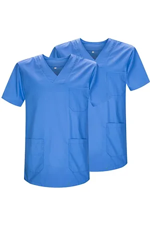 MISEMIYA Lot De 2 Housses Sanitaires Unisexes Bz-2-817 Pack 2 PCS-Camicia Sanitaria BZ-2-817, , XL (Pacco da 2) Unisex-Adulto