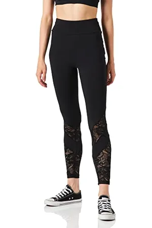 Urban classics Leggings da Donna a Vita Alta, , XXXL