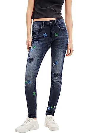 Desigual Denim bruselas Pantaloni Casual, , 42 Donna