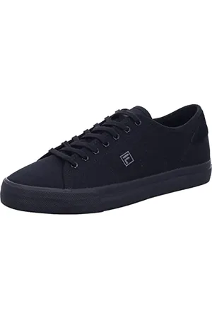 Fila Tela, Scarpe da Ginnastica Uomo, Black-Black, 41 EU Stretta