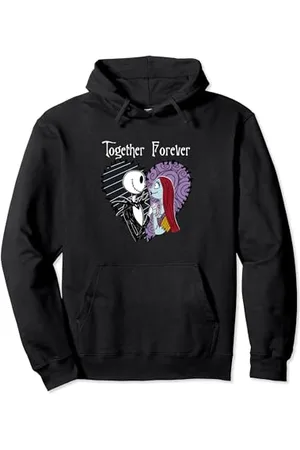 Disney The Nightmare Before Christmas Jack & Sally Together Felpa con Cappuccio