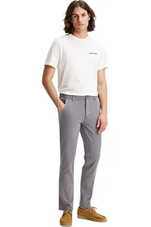 Dockers Smart 360 Flex Alpha Slim, Pantaloni Uomo, (Burma Grey), 42W / 34L