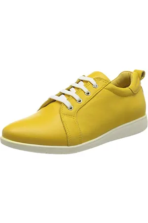 Andrea Conti 1479604, Scarpe da Ginnastica Basse Donna, Giallo (Gelb 051), 38 EU