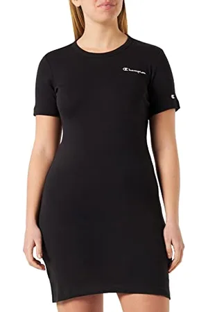 Champion Legacy American Classics Soft Cotton 1x1 Rib Small Logo Slim Vestito, , XL Donna
