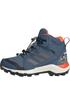 adidas Terrex Disney Mid Gore-Tex Hiking Shoes, Scarpe da Trekking, Wonder Steel/Grey Three/Orange, 30 EU