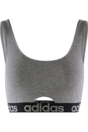 adidas Scoop Bralette Bustino, Heather Grey, M Donna