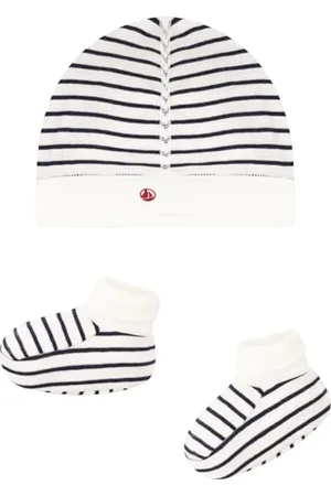 Petit Bateau A0ARY Cappello E Pantofole Unisex - Bimbi 0-24 3 Mesi