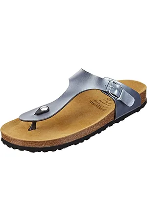 LICO Bioline Trend, Ciabatte Donna, Nero Anthrazit, 41 EU