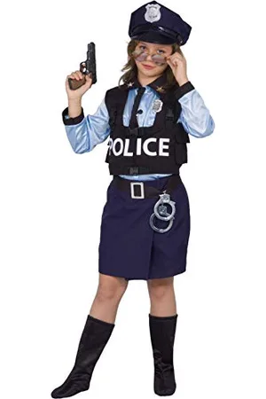 CIAO Poliziotta Special Police Costume Bambina, , 9-11 anni