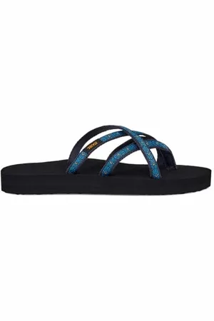 Teva Olowahu, Sandali Donna, Flower Loom Navy Blue, 38 EU