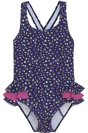 CareTec Swimsuit W. Application, Costume da Bagno Bambine e ragazze, (Golden Cream), 122