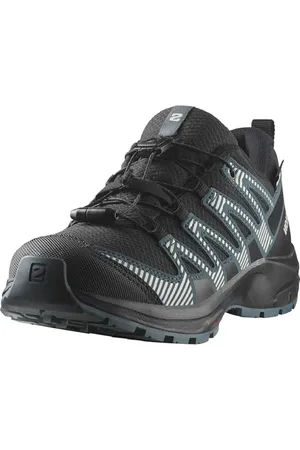 Salomon XA Pro V8 Clima Scarpe Impermeabili Unisex da trekking e corsa per bambini, Calzata precisa, Grip su tutti i terreni, Look sportivo, Black/Phantom/Dark Slate, 36 EU