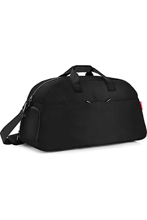 Reisenthel Overnighter plus twist silver - borsa da viaggio/sport extra large e intelligente, idrorepellente, funzionale con molte tasche interne ed esterne, Couleur:black