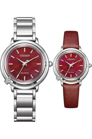 Citizen Orologio Analogico al Quarzo Giapponese Donna con Cinturino in Acciaio Inossidabile EM1090-78X