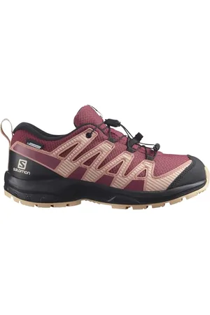 Salomon XA Pro V8 Clima Waterproof Scarpe da Outdoor da Bambini, Calzata precisa, Grip su tutti i terreni, Look sportivo, Earth Red, 33