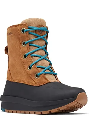 Columbia Moritza Shield Omni-Heat, Stivali da neve Donna, Elk/River Blue 2023 , 39 EU