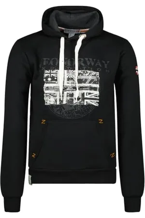 Geographical Norway Galon Men Felpa con Cappuccio, , XL Uomo