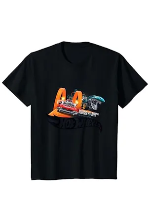 Hot Wheels Bambino Maglietta per Bambino, Ufficiale, Velocità Maglietta