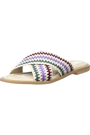 Fred de la Bretoniere Frs1451 Pantofole Crochet, Sandali Piatti Donna, , 36 EU