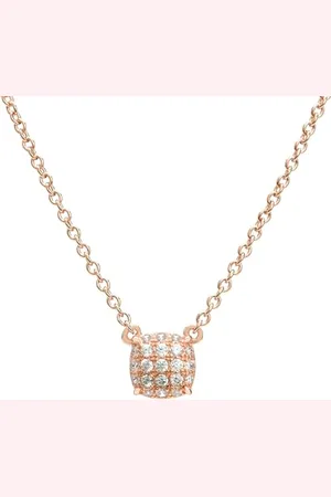 MONTEVERDI VNAMONJ-NL-0085 - Collana da donna, in argento sterling 925 rodiato, 45 cm, Eine Grösse, Argento sterling, Nessuna pietra preziosa