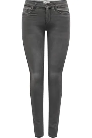 ONLY Onlroyal Reg Sk Dnm Jeans Bj312 Noos, skinny Donna, (Dark Grey Denim Dark Denim), W27/L32 (Taglia Produttore: Small)