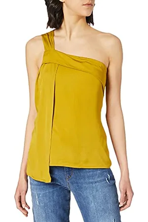 Sisley Top 5cey5t3z7 Blouse, Oro Giallo 32 W, L Donna