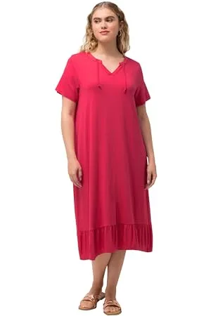 Ulla Popken Jersey-midikleid Vestito, Colore: , 52-54 Donna
