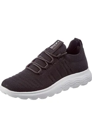 Geox D Spherica C, Sneakers Donna, (Black), 35 EU